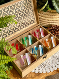 transparent cups with handle Tulip