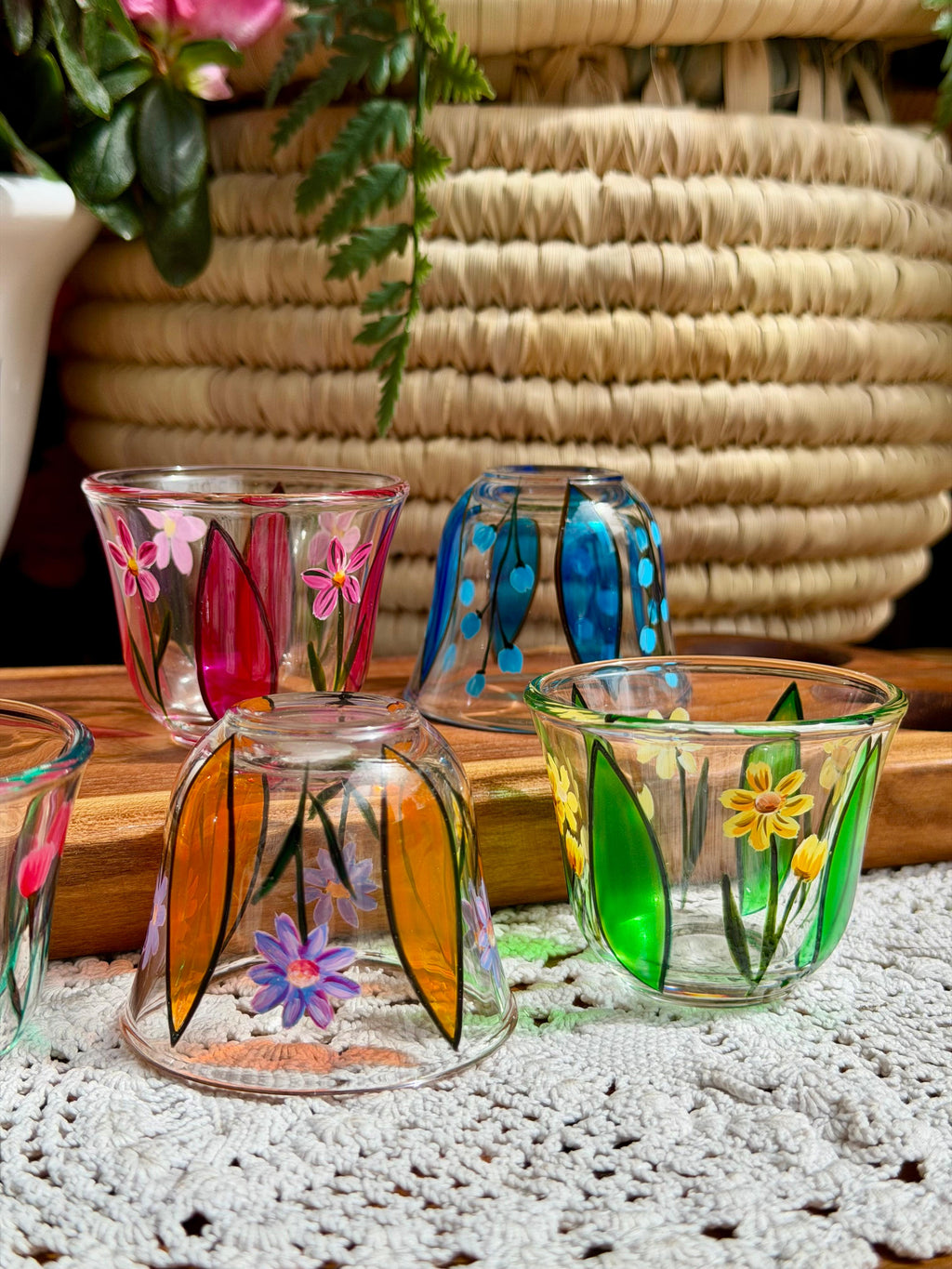 Transparent shafe floral