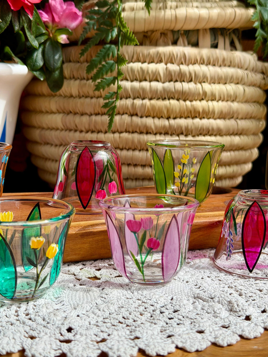 Transparent shafe floral